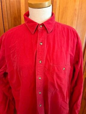 Men’s Vintage LL Bean Red Flannel Shirt